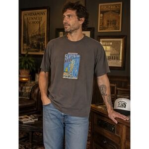 McMenamins‎ Spar Ales Olympia T Shirt Mens XL Gray Beer Brewery Graphic Tee USA